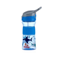 Nuby Flip-it™ 12oz/360ml Sports Bottle With Push Button (18M+) 18 Nuby Flip-it™ 12oz/360ml Sports Bottle With Push Button (18M+) -Baby Product 0007029 thirsty kids flip it reflex 550