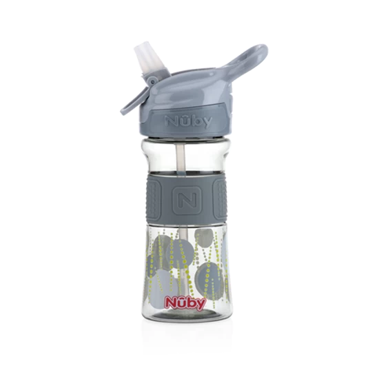 Nuby Flip-it™ 12oz/360ml Sports Bottle With Push Button (18M+) 9 Nuby Flip-it™ 12oz/360ml Sports Bottle With Push Button (18M+) - Image 7