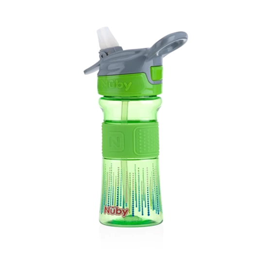 Nuby Flip-it™ 12oz/360ml Sports Bottle With Push Button (18M+) 7 Nuby Flip-it™ 12oz/360ml Sports Bottle With Push Button (18M+) - Image 5