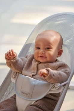 Babybjorn Bouncer Balance Soft [Mesh] - 5 Colors -Baby Product 005129 bouncer balance soft silver white mesh babybjorn 002