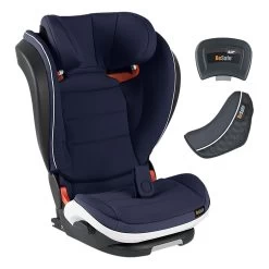 BeSafe IZi Flex FIX I-Size Booster Seat | Group 2/3 Car Seat -Baby Product 10010200 besafe izi flex fix i size navy melange right