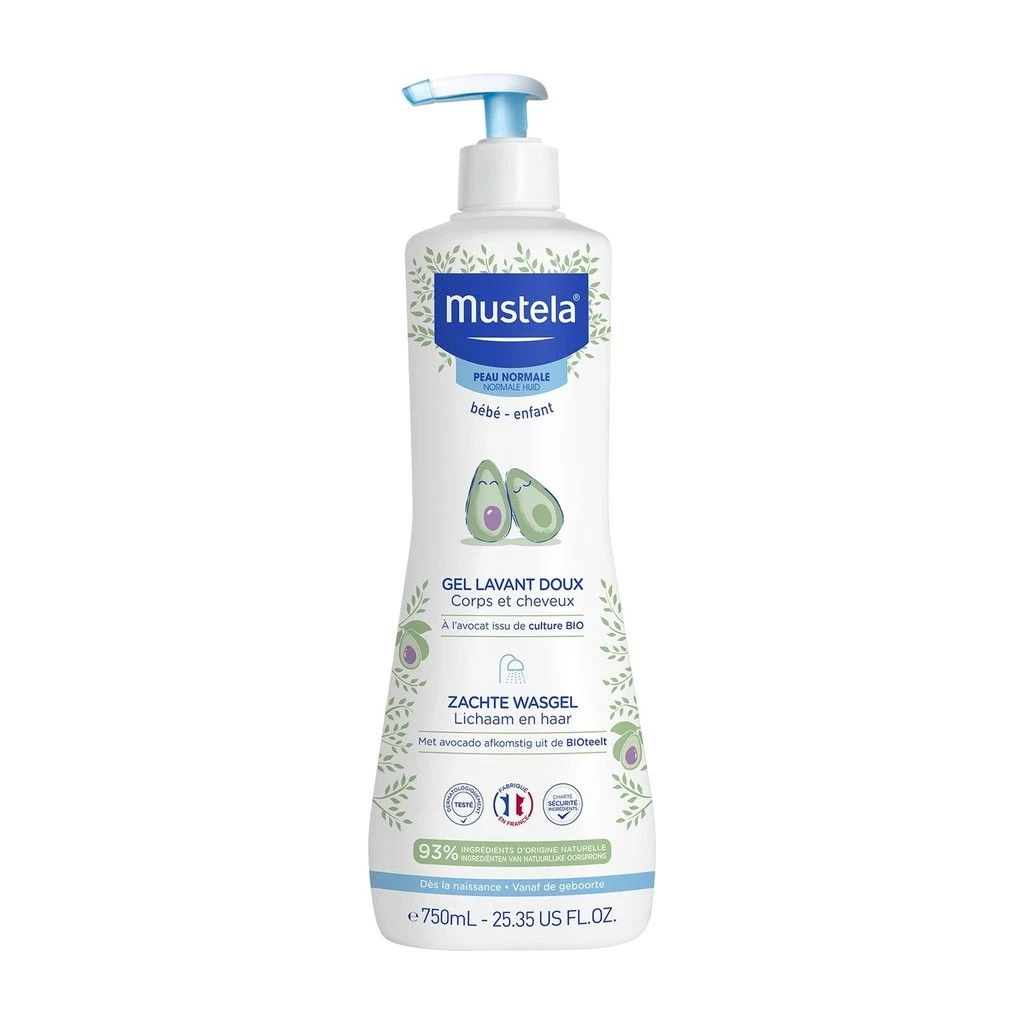 Mustela Gentle Cleansing Gel 750ml 3 Mustela Gentle Cleansing Gel 750ml