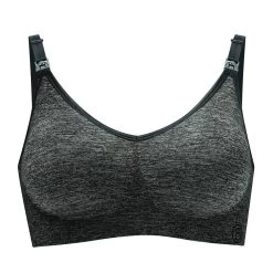 Bravado Body Silk Seamless Yoga Nursing Bra (Charcoal Heather)