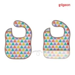 Pigeon 2 Way Baby Bib (2 Colors) 7 Pigeon 2 Way Baby Bib (2 Colors) -Baby Product 18105 2 way disposable bib front product back