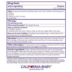 California Baby Shampoo & Bodywash - Therapeutic Relief Eczema (8.5oz / 19oz) Expiry : July 2023 -Baby Product 19oz. therapeutic relief eczema shampoo bodywash ingredients