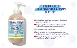 California Baby Shampoo & Bodywash - Therapeutic Relief Eczema (8.5oz / 19oz) Expiry : July 2023