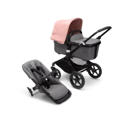 Bugaboo Fox 3 - The New And Improved Ultimate All Terrain Stroller -Baby Product 2306010065 fox3 black gm morning pink combi 1