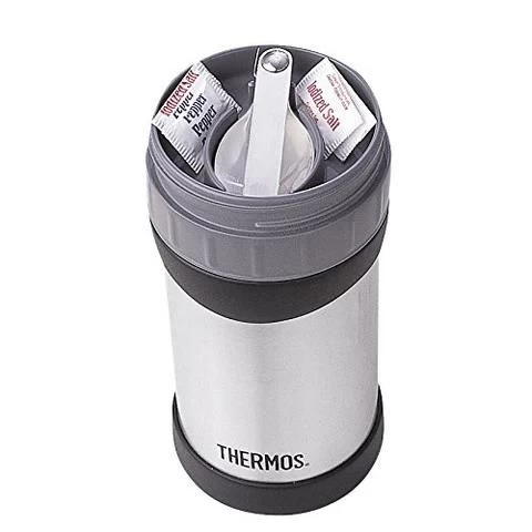 Thermos 16 OZ Stainless Steel Food Jar With Folding Spoon 5 Thermos 16 OZ Stainless Steel Food Jar With Folding Spoon - Image 3