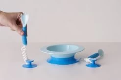 EZEE REACH Stay-Put Cutlery + Bowl - Blue Car 8 EZEE REACH Stay-Put Cutlery + Bowl - Blue Car -Baby Product 31si3pd1l4l