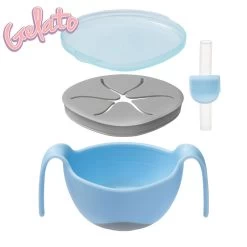 B.BOX Bowl And Straw (4 Colours) -Baby Product 405 bubblegum b s gelato x1024 1 1