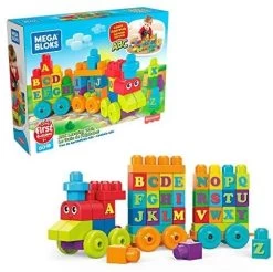 Fisher Price Mega Bloks ABC Learning Train 60pc 8 Fisher Price Mega Bloks ABC Learning Train 60pc -Baby Product 51spkr8wnfl. ac sy580