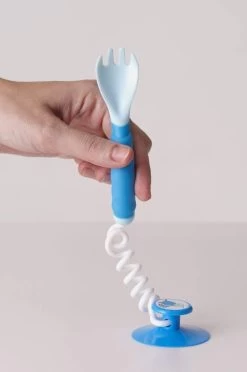 EZEE REACH Stay-Put Cutlery + Bowl - Blue Car 7 EZEE REACH Stay-Put Cutlery + Bowl - Blue Car -Baby Product 51w7n bcpvl. sl1204