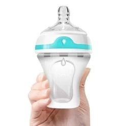 Nuby Comfort Series 1Pk 5oz/150ml Silicone Bottle With New Slow Flow Silicone Comfort Nipple (0M+) 6 Nuby Comfort Series 1Pk 5oz/150ml Silicone Bottle With New Slow Flow Silicone Comfort Nipple (0M+) -Baby Product 57e0e2b6n332c9cfd