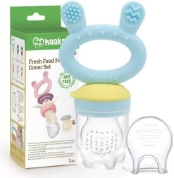 Haakaa Fresh Food Feeder & Cover Set (2 Colors) -Baby Product 614kysad7es. ac sl1500