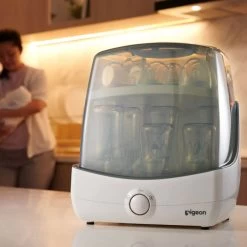 Pigeon SuperFast Steam & Dry Sterilizer 5 Pigeon SuperFast Steam & Dry Sterilizer -Baby Product 79803 product only front lifestyle1500x1500