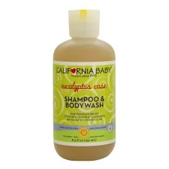 California Baby Shampoo & Bodywash 8.5oz (6 Types) -Baby Product 8.5 oz eucalyptus ease hair shampoo