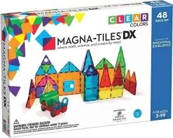 Magna-Tiles Clear Color 48 Piece Deluxe Set -Baby Product 810evi1lztl. ac sx679