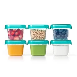 OXO Tot Baby Blocks Freezer Storage Containers (6oz X 4 Pieces) -Baby Product 81okiporfjl. sl1500