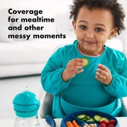 OXO TOT Sleeved Bib (2 Colors) -Baby Product 81orywfeull. sl1500