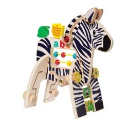 Manhattan Toy Safari Zebra Activity Toy -Baby Product 81paxbodrjl