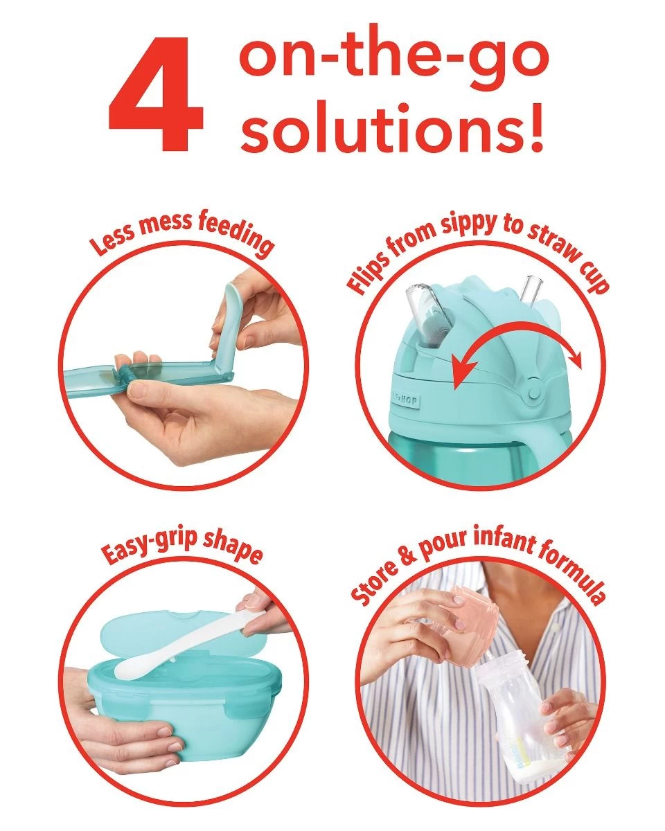 Skip Hop Infant Feeding Mealtime Essential Set 4 Skip Hop Infant Feeding Mealtime Essential Set - Image 2