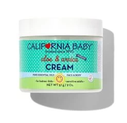 California Baby Aloe & Arnica Cream - Improved Formula 2oz (Exp Aug 2023) -Baby Product aloe arnica cream improved formula 2oz