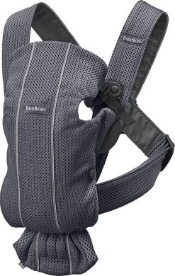 BABYBJORN Mini Baby Carrier 3D Mesh (6 Colors) -Baby Product anthracite 1