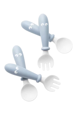 BabyBjorn Baby Spoon And Fork (4 Pcs) -Baby Product baby spoon and fork 4 pcs powder blue babybjorn 1