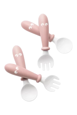 BabyBjorn Baby Spoon And Fork (4 Pcs) -Baby Product baby spoon and fork 4 pcs powder pink babybjorn 1