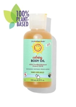 California Baby Body Oil 4.5oz (5 Types) -Baby Product baby massage oil calming 4.5oz