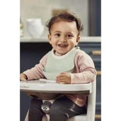 Baby Bjorn Small Baby Bib, 2pk (3 Colours) -Baby Product babybjorn 052043 small bib powder green 1
