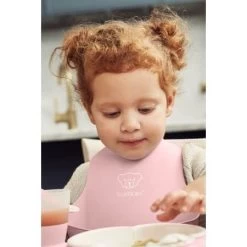 Baby Bjorn Small Baby Bib, 2pk (3 Colours) -Baby Product babybjorn feeding bib set powder pink 001 jpg 1