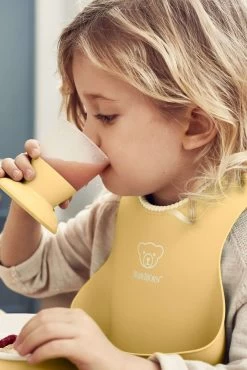 Baby Bjorn Small Baby Bib, 2pk (3 Colours) -Baby Product babybjorn feeding bib set powder yellow 003