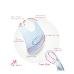 Bailey Baby Silicone Bib And Silicone Table Mat -Baby Product bailey baby silicone bib and silicone table mat 2