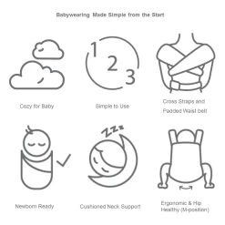 Ergobaby Embrace Carrier -Blush Pink -Baby Product bcemapnk 4 49c77c20 1386 4d28 b40f 2174b9306513 1024x1024