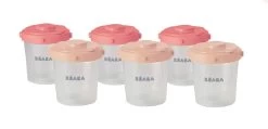 Beaba Set Of 6 Clip Portions 2nd Age (200ml) 8 Beaba Set Of 6 Clip Portions 2nd Age (200ml) -Baby Product beaba 1st age clip of 6 portions 2