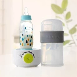 Beaba BabyMilk Second : Bottle Warmer / Steamer / Sterilizer / Reheats Breast Milk -Baby Product beaba baby milk second neon 4