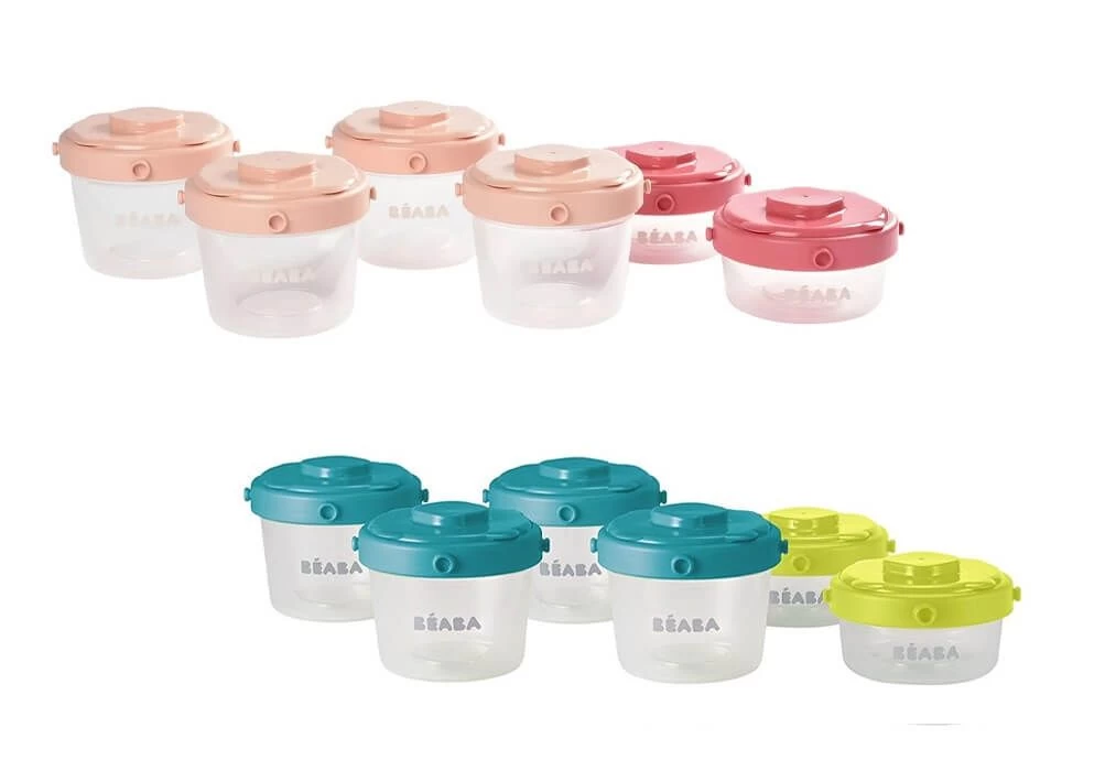 Beaba Set Of 6 Clip Portions 1st Age (60ml + 120ml) 3 Beaba Set Of 6 Clip Portions 1st Age (60ml + 120ml)