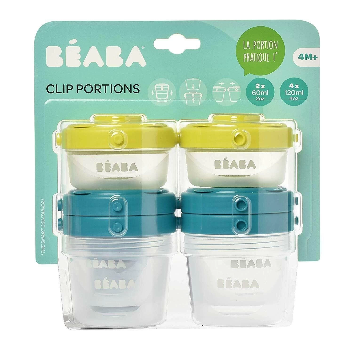 Beaba Set Of 6 Clip Portions 1st Age (60ml + 120ml) 12 Beaba Set Of 6 Clip Portions 1st Age (60ml + 120ml) - Image 10