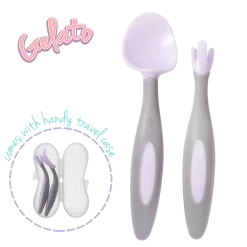 B.BOX Toddler Cutlery Set (6 Colours) -Baby Product boysenberry