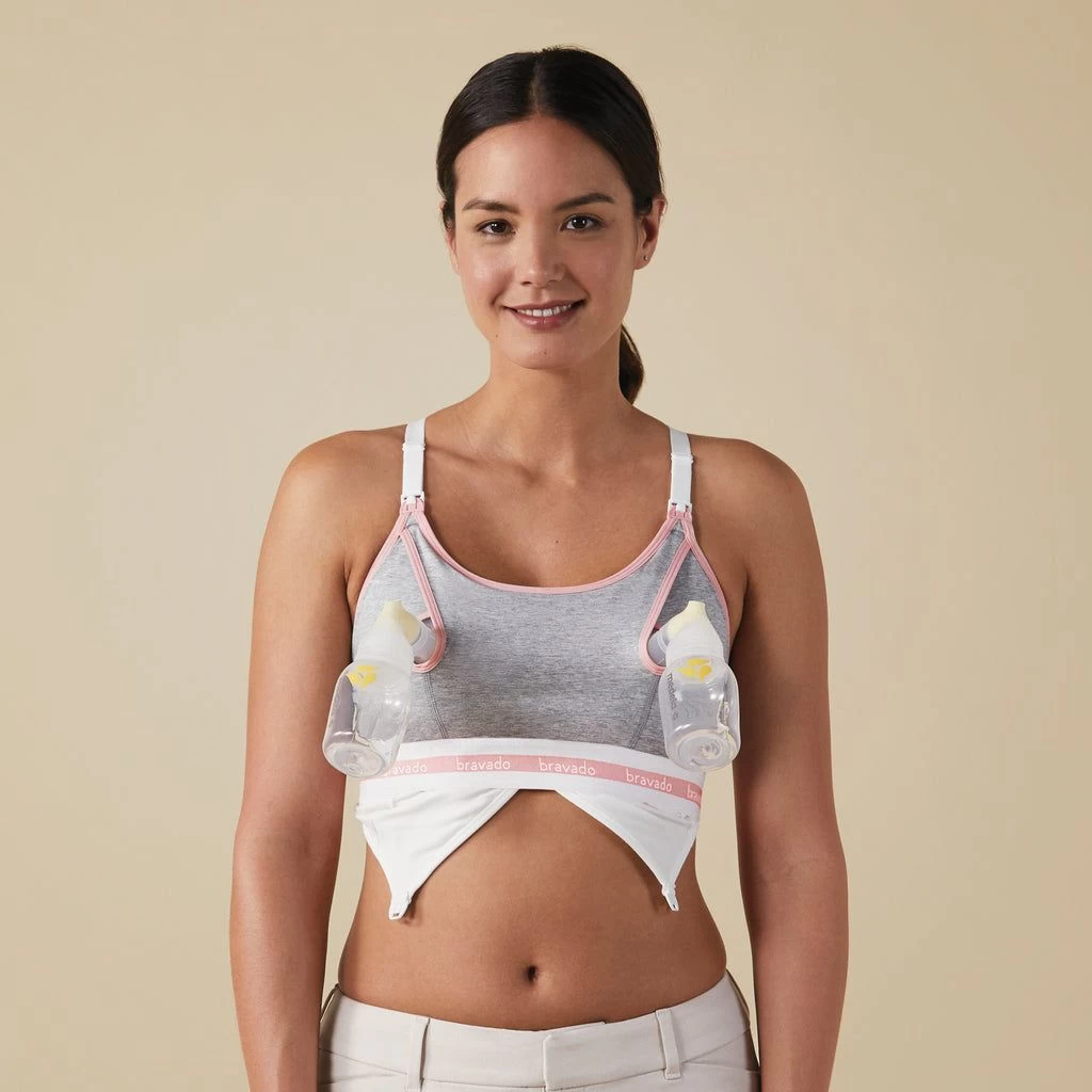 Bravado Designs Clip And Pump Hands-Free Nursing Bra Accessory -Sustainable (2 Colors) 10 Bravado Designs Clip And Pump Hands-Free Nursing Bra Accessory -Sustainable (2 Colors) - Image 8