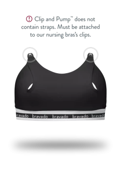 Bravado Designs Clip And Pump Hands-Free Nursing Bra Accessory -Sustainable (2 Colors) 12 Bravado Designs Clip And Pump Hands-Free Nursing Bra Accessory -Sustainable (2 Colors) -Baby Product bravado clip and pump breastpump accessory4