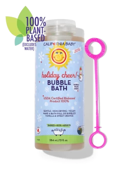 California Baby 13oz Bubble Bath (10 Types) -Baby Product bubble bath holiday cheer 13oz