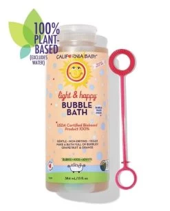 California Baby 13oz Bubble Bath (10 Types) -Baby Product bubble bath light and happy