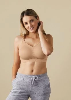 Bravado Body Silk Seamless Nursing Bra - 2 Colours (5 Sizes) -Baby Product butterscotch