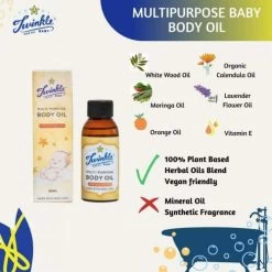 Twinkle Baby Multi Purpose Baby Body Oil 80ml 11 Twinkle Baby Multi Purpose Baby Body Oil 80ml -Baby Product c04d4c881d1373817b24d660d6922ec7.jpg 2200x2200q80 1