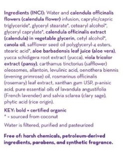 California Baby Calendula Cream (1.8oz / 2oz / 4oz / 6oz) -Baby Product calendula cream ingredients