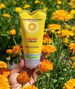 California Baby Calendula Cream (1.8oz / 2oz / 4oz / 6oz) -Baby Product calendula cream lorikeet