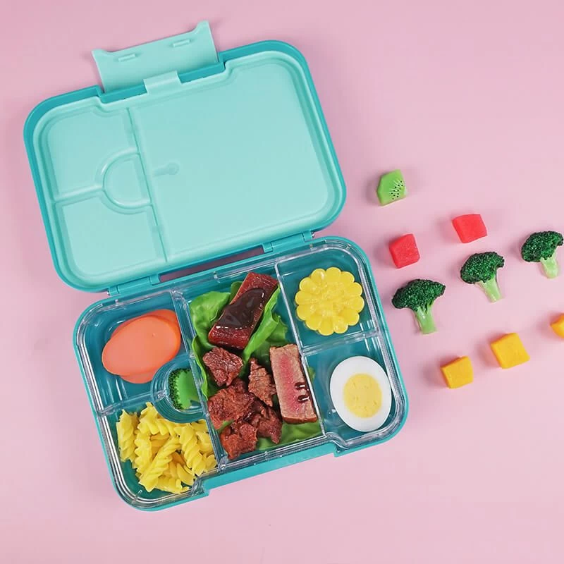Cubble 4+2 Compartment Bento Lunch Box (3 Colours) Leakproof Lunchbox For Wet Foods 5 Cubble 4+2 Compartment Bento Lunch Box (3 Colours) Leakproof Lunchbox For Wet Foods - Image 3