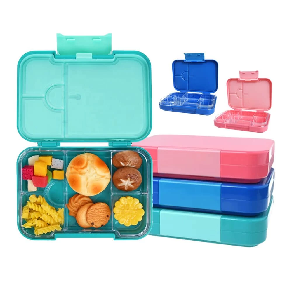 Cubble 4+2 Compartment Bento Lunch Box (3 Colours) Leakproof Lunchbox For Wet Foods 3 Cubble 4+2 Compartment Bento Lunch Box (3 Colours) Leakproof Lunchbox For Wet Foods